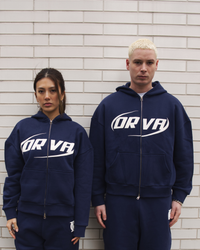 (02) ZIP-UP HOODIE BLUE