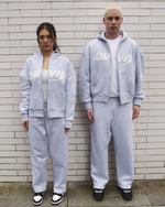 (02) ZIP-UP HOODIE GREY