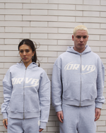 (02) ZIP-UP HOODIE GREY