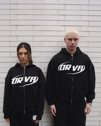 (02) ZIP-UP HOODIE BLACK