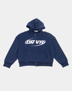 (02) ZIP-UP HOODIE BLUE